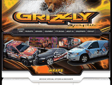 Tablet Screenshot of grizzlyutah.com